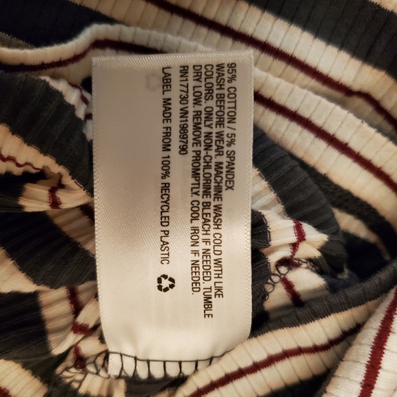 Cat & Jack striped long sleeve top - Picture 3 of 5